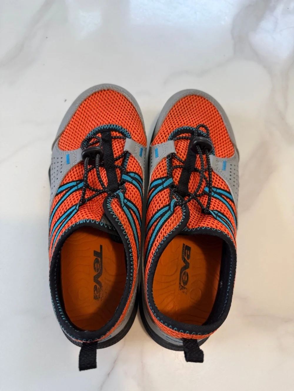 Teva Kids Orange and Teal Water Shoes